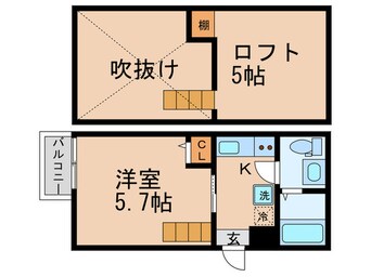 間取図 ロフティ四条大宮