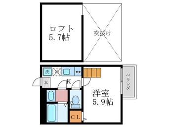 間取図 ロフティ四条大宮