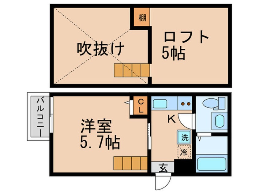 間取図 ロフティ四条大宮