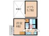 ロフティ四条大宮 1Kの間取り