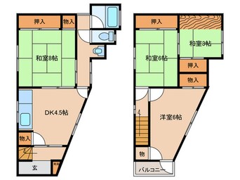 間取図 氷野１店舗