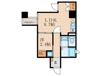 間取図 ＮＥＸＴ　ＳＴＡＧＥ　神戸元町