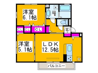 間取図 Fortune Garden
