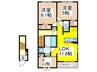 ヴィラ　ハーツデール 2LDK+Sの間取り