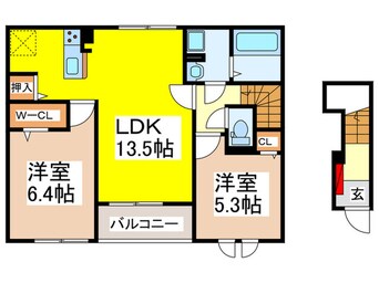 間取図 ヴィラ　ハーツデール