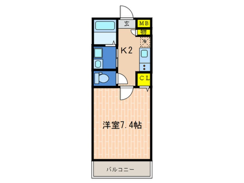 間取図 パラッツォ春日野