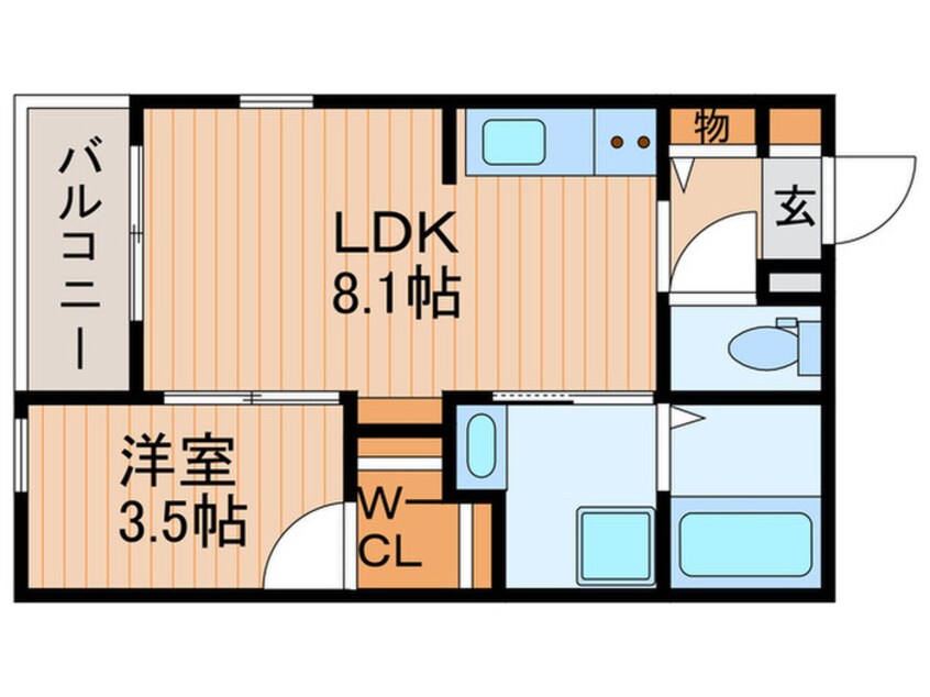 間取図 ココングランジュール豊中立花町