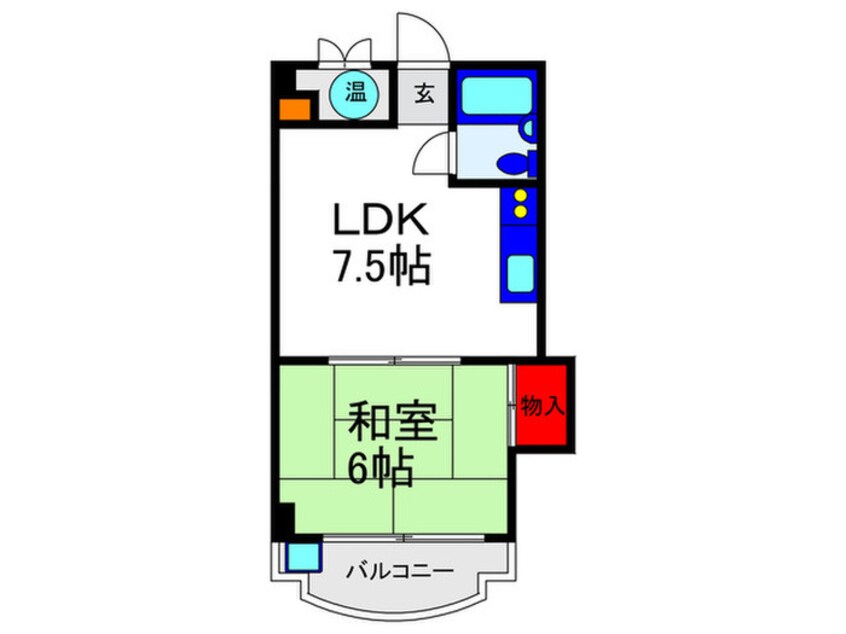 間取図 ニュ－ライン曽根