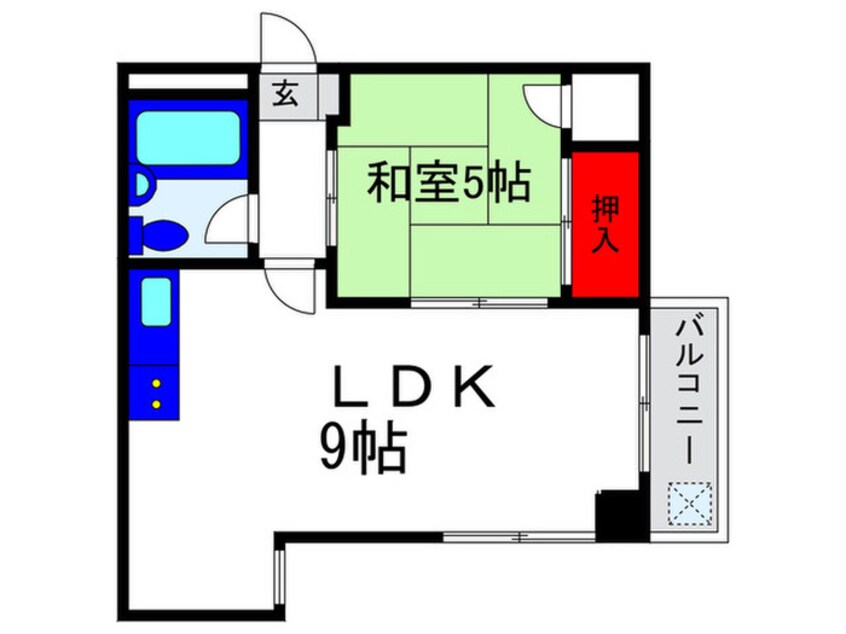 間取図 ニュ－ライン曽根