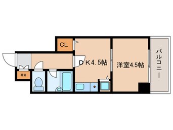 間取図 ﾗｲｵﾝｽﾞﾏﾝｼｮﾝ五条大宮第2(404)