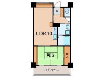 間取図 本山ｾﾝﾁｭﾘｰﾏﾝｼｮﾝ（803）