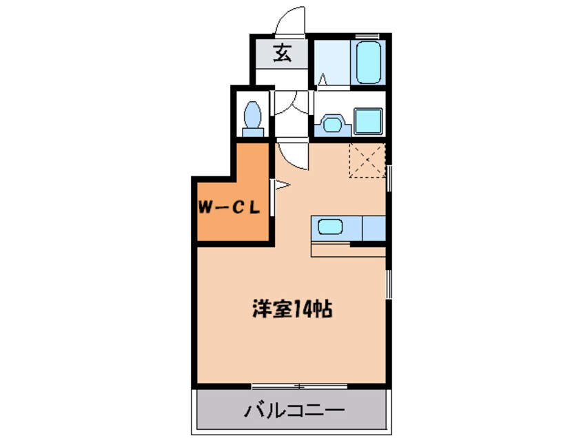 間取図 ラビアンロ－ズ