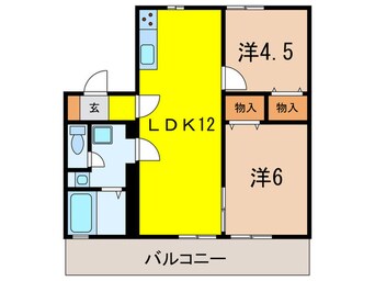 間取図 サン・リジェール