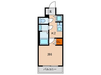 間取図 ファステート神戸アモーレ(202)