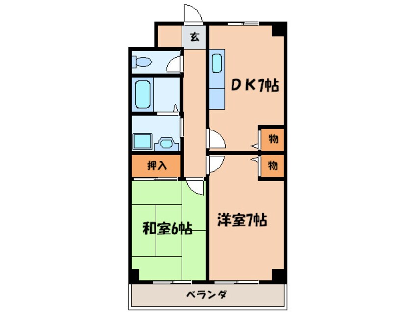 間取図 ラコルレ川政