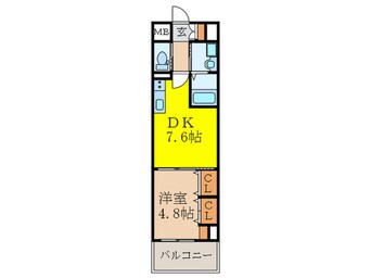 間取図 パークフラッツ新大阪