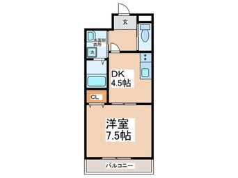 間取図 ブエナビスタ貝塚