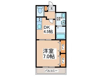 間取図 ブエナビスタ貝塚