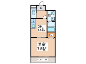 間取図 ブエナビスタ貝塚