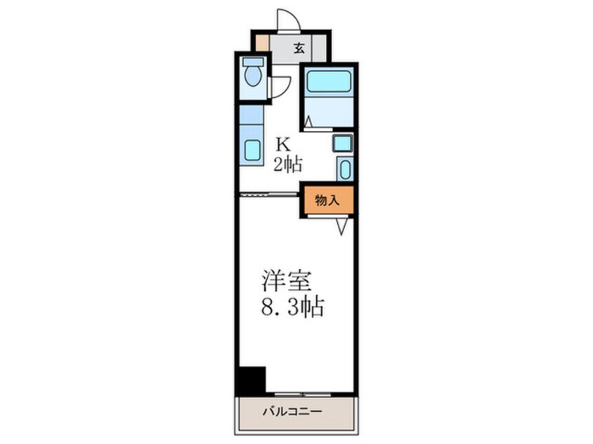 間取図 グラニーレ聚楽