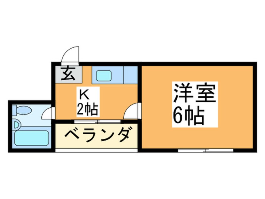 間取図 ブロ－ドウェイ一番館