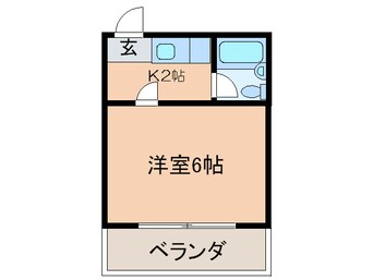 間取図 ブロ－ドウェイ一番館