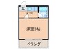 ブロ－ドウェイ一番館 1Kの間取り