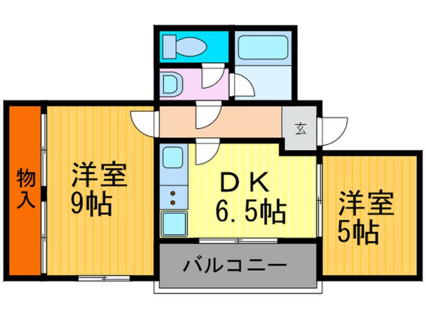 間取図 エレガンスコ－ト下鴨