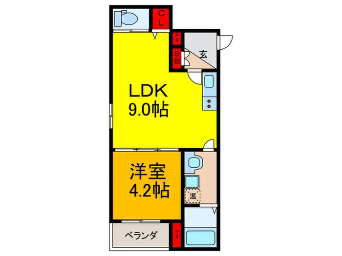 間取り図 GRANDIR瓢箪山