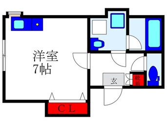 間取図 エスポワ－ル蛍池