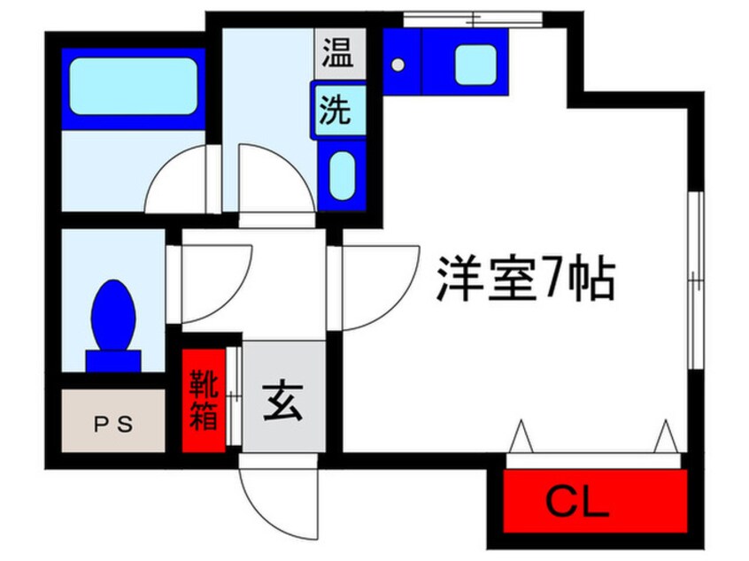 間取図 エスポワ－ル蛍池