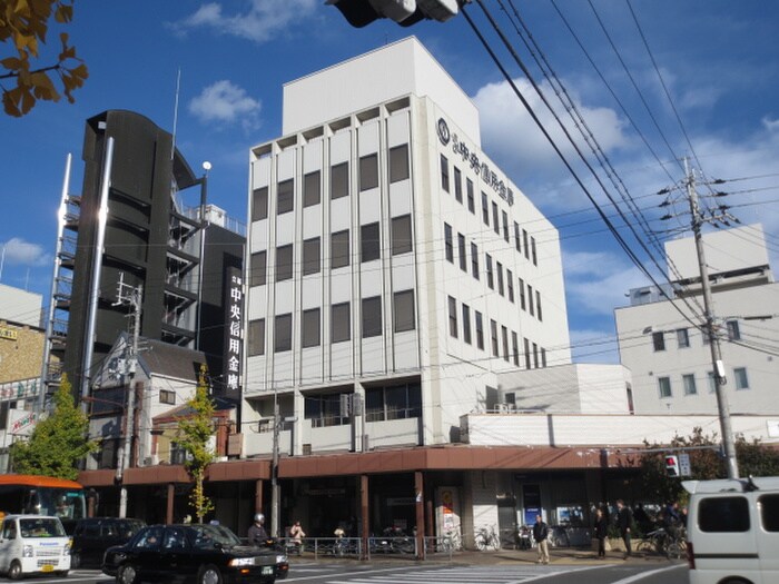京都中央信用金庫出町支店(銀行)まで250m キルトハウス