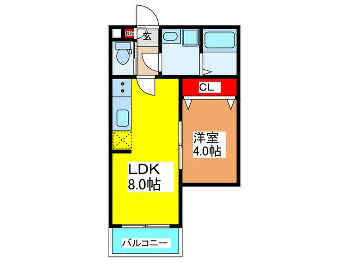 間取り図 ALEGRIA鶴見区今津