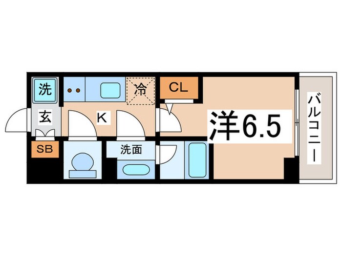 間取り図 リヴェント難波ウエスト