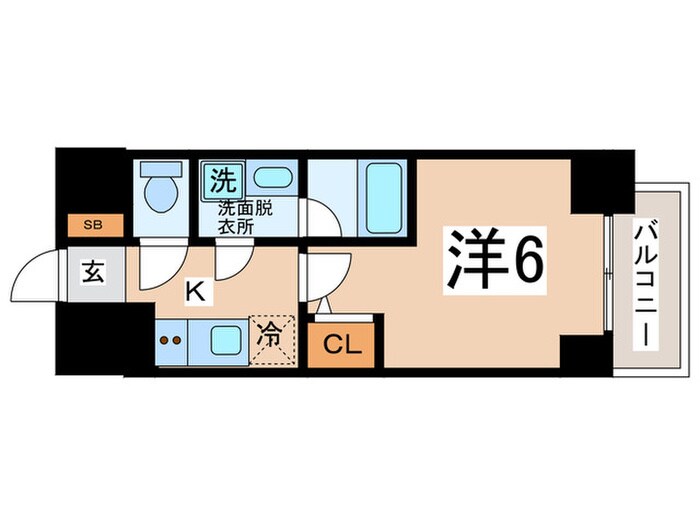 間取り図 リヴェント難波ウエスト
