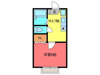 間取図 コーポハイム