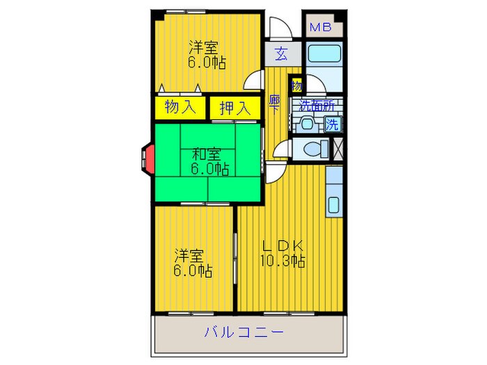 間取り図 ラフィネ星田