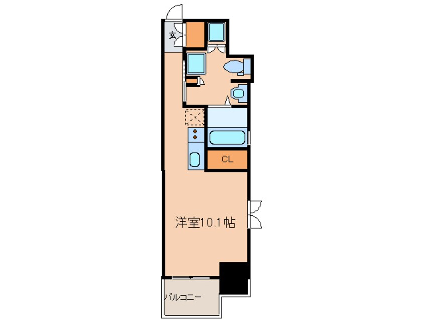 間取図 レジディア神戸磯上