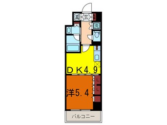 間取図 レジディア神戸磯上