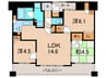 ディアステージ伊丹宮ノ前(1102) 3LDKの間取り
