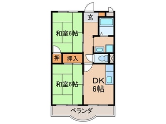 間取図 ハイレスト白鳳