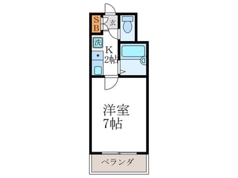 間取図 ピラ－ズ御所西