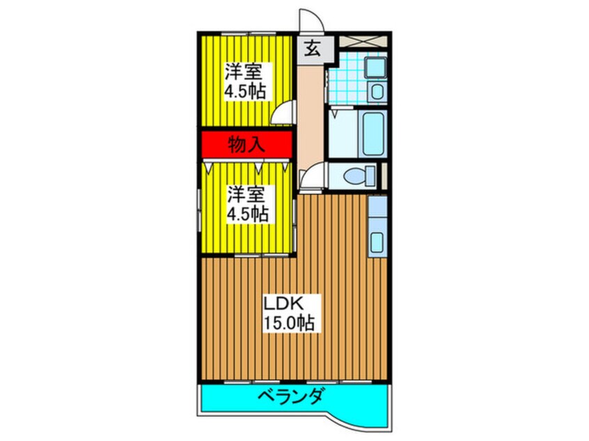 間取図 ラシーヌコート菊水通