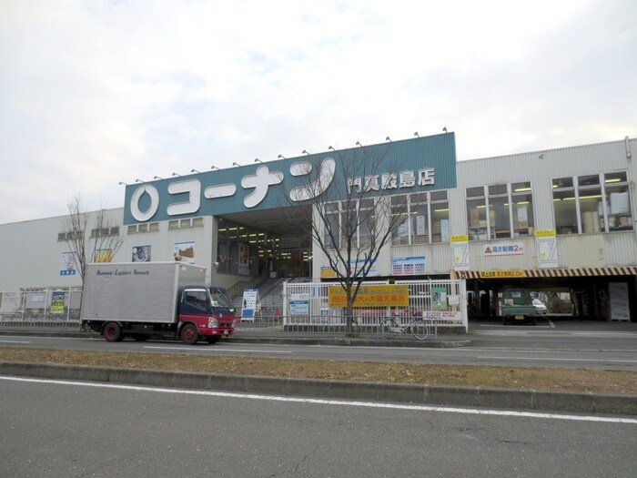 コーナン(電気量販店/ホームセンター)まで302m ラシーヌコート菊水通