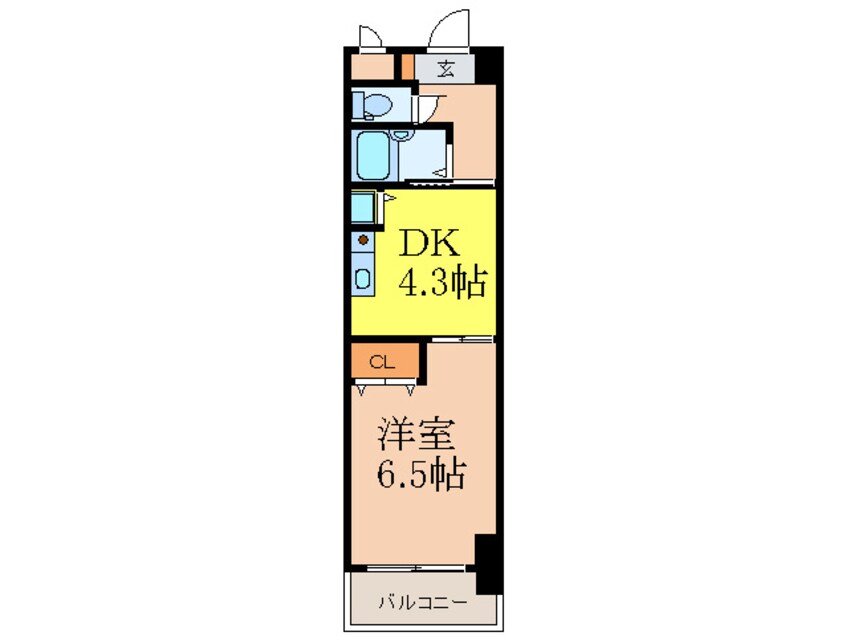 間取図 ノルデンハイム東三国Ｂ棟