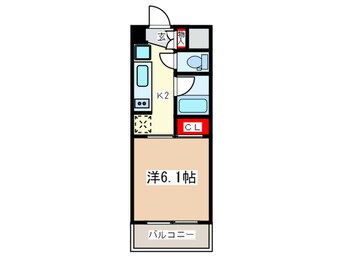 間取図 ﾙ･ﾊﾟﾙﾄﾈｰﾙ天王寺真田山(803)