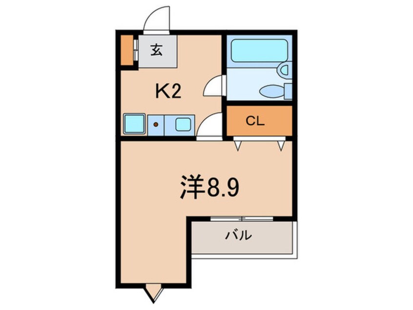 間取図 石屋川サンシャイン