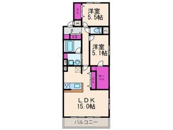 間取図 エス・メゾンＥ棟