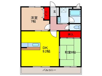 間取図 ソレーユ関西