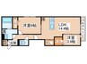 Passaro Grande墨江EAST 2LDKの間取り